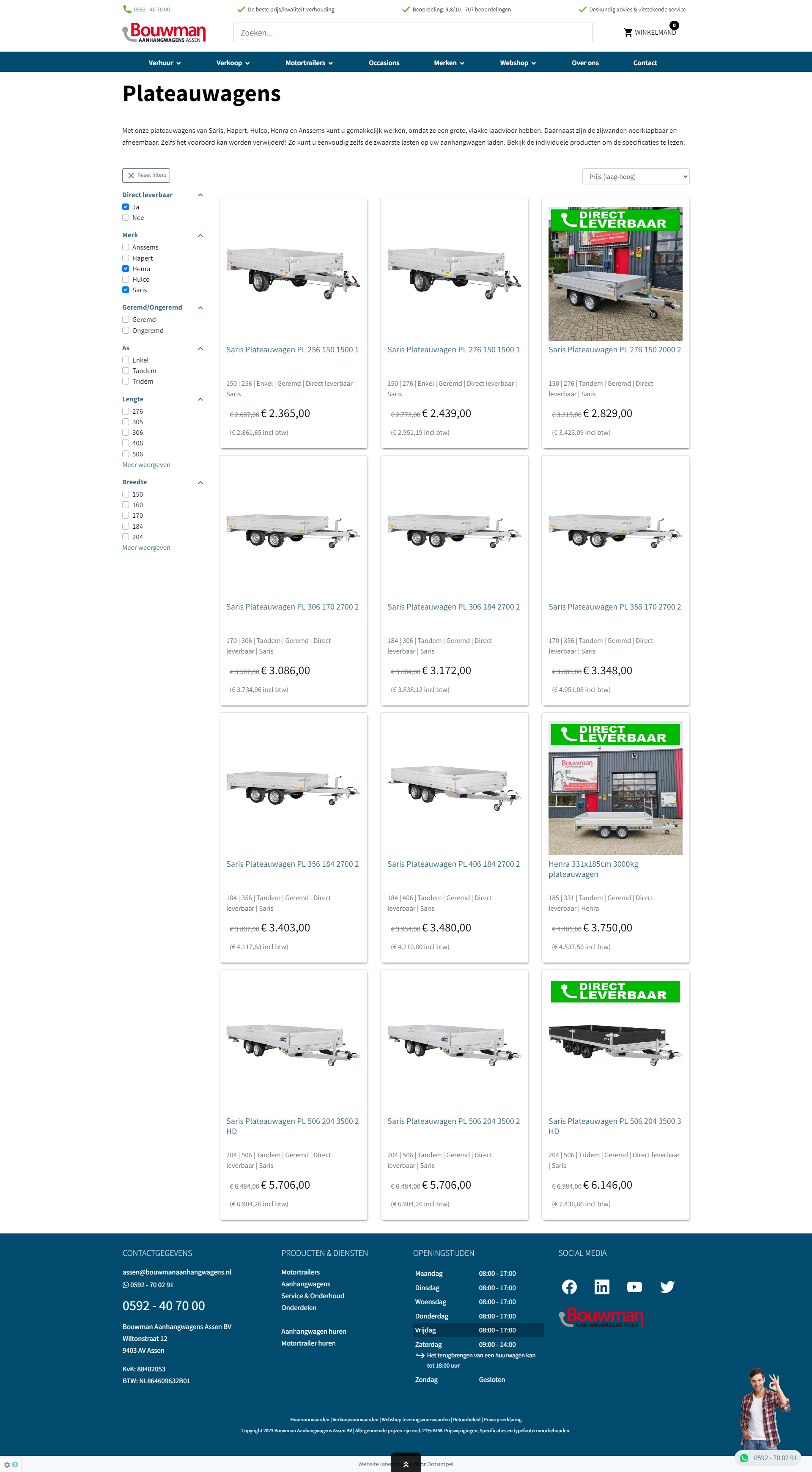 Bouwman Aanhangwagens